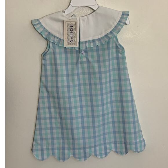 Ishtex Plaid Girls Dress NWT size‎ 3 - Picture 2 of 3